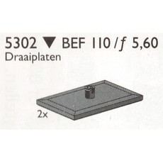 Bogieplates, Black (set 5302-1)