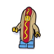 Hot Dog Man Snap Button