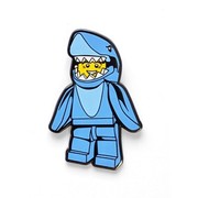 Shark Suit Guy Snap Button
