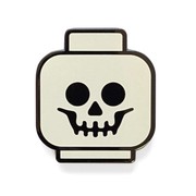 Skeleton Head Snap Button