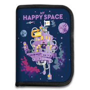 Spaceman Pencil Case with Pencils