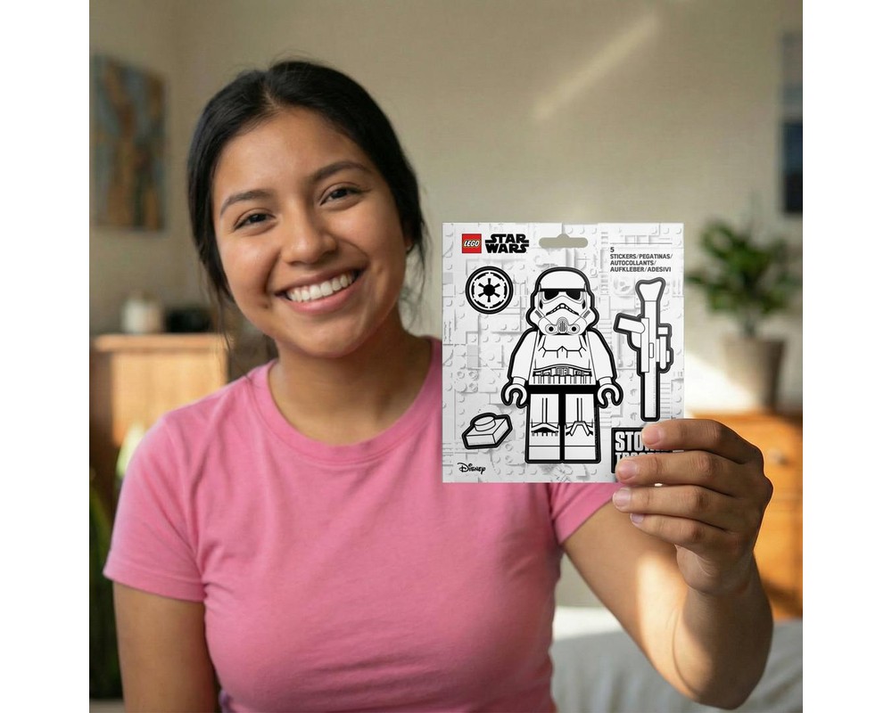 LEGO Set 53751-1 Star Wars Stormtrooper Black and White Stickers (2026 ...