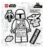 Star Wars The Mandalorian The Mandalorian Black and White Stickers