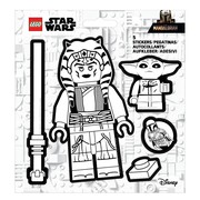 Star Wars The Mandalorian Ahsoka Tano Black and White Stickers