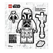 Star Wars The Mandalorian Boba Fett Black and White Stickers