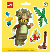 Triceratops Costume Fan Stickers