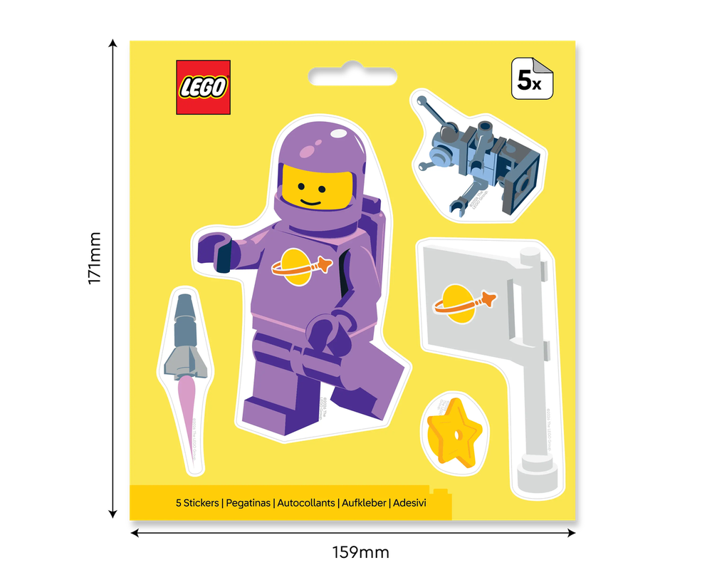 LEGO Set 53823-1 Spaceman Stickers (2026 Gear > Stationery and Office ...