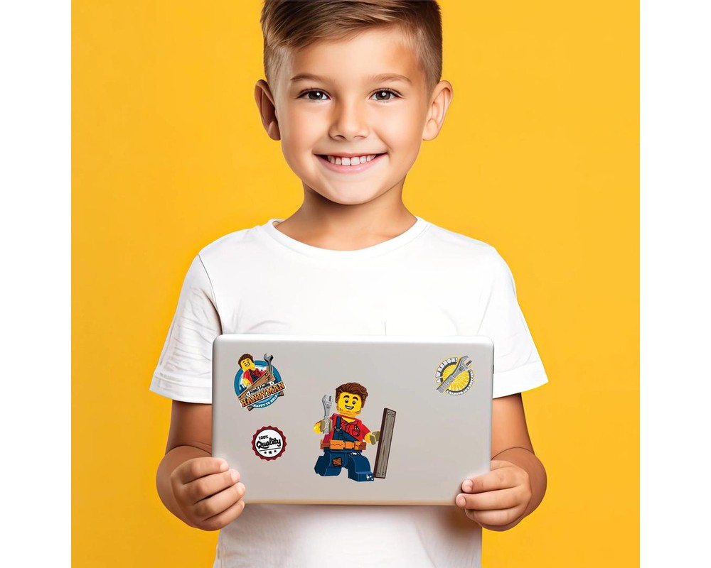 LEGO Set 53853-1 City Harl Hubbs Stickers (2026 Gear > Stationery and ...