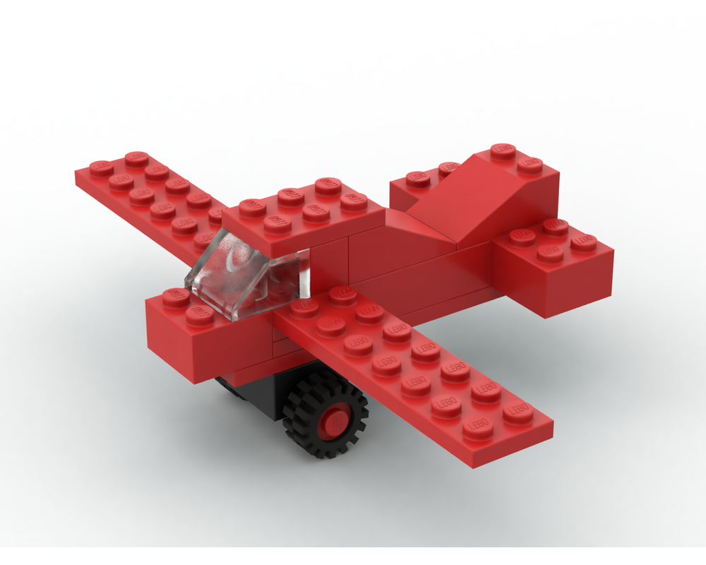 LEGO Set 544-1-c2 Plane (1981 Universal Building Set) | Rebrickable ...