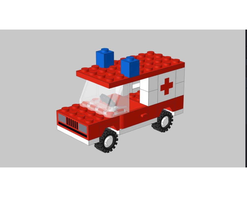 LEGO Set 545-1-b1 Ambulance (1990 Universal Building Set > Basic ...