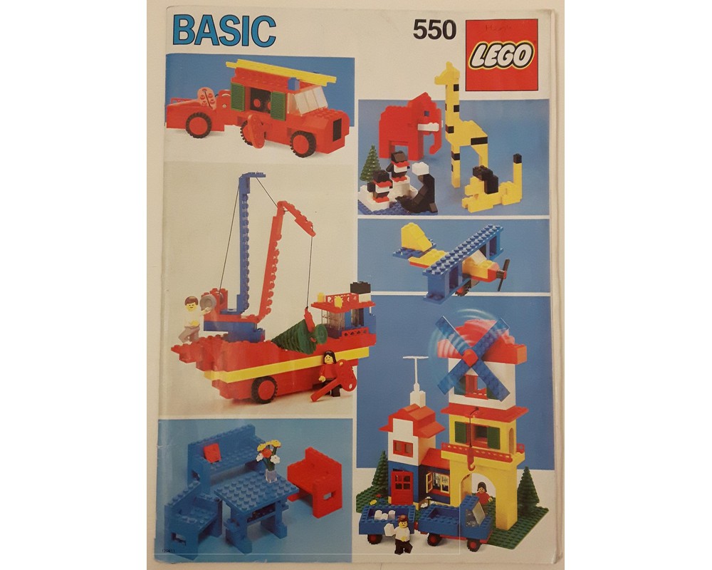 LEGO Set 550-1 Basic Building Set (1985 Universal Building Set