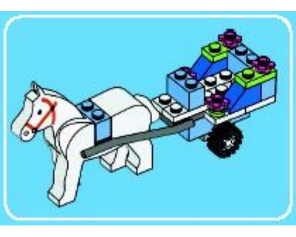 LEGO Set 5560-1-s4 Horse and Carriage (2009 Make & Create > Bricks ...