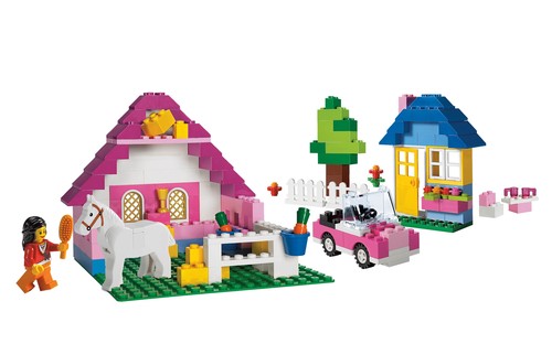 Large Pink Brick Box