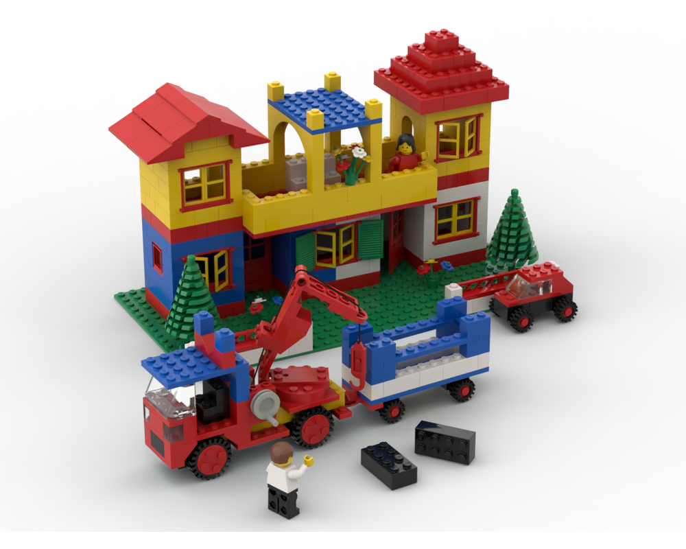 LEGO Set 557-1-c4 Houses (1987 Universal Building Set > Basic ...