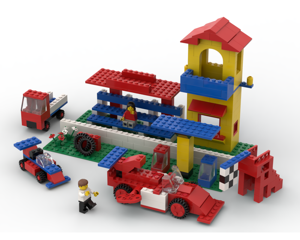 LEGO Set 557-1-c5 Formula 1 Race (1987 Universal Building Set > Basic ...