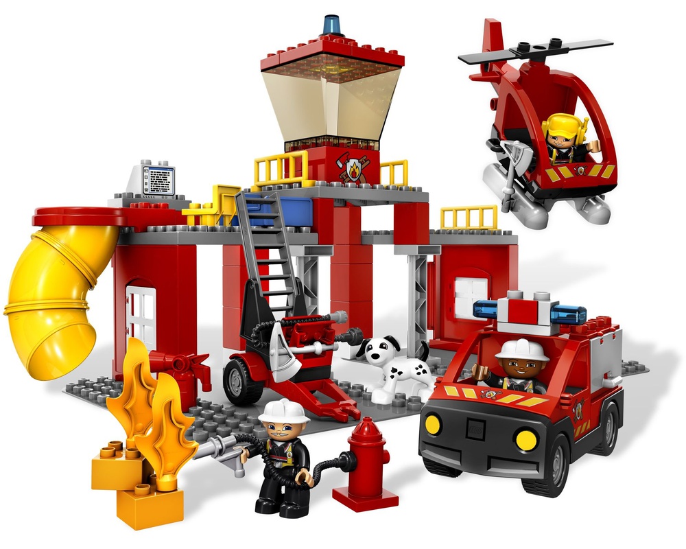 LEGO 5601-1 Fire Station (2008 Duplo > Town > Legoville) | Rebrickable - Build with LEGO