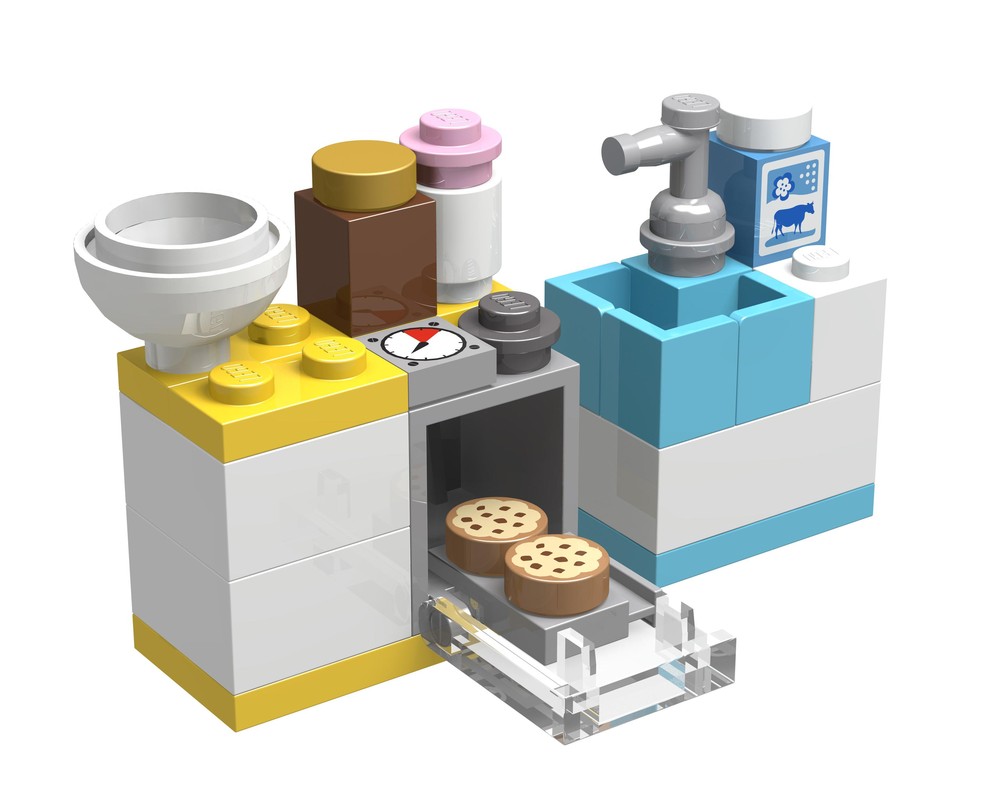 LEGO Set 5614091 Cookie Kitchen (2014 Friends) Rebrickable Build