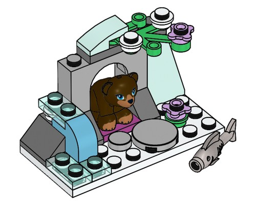 Bear in Ice Cave