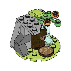 Biscuit's Cozy Forest Cave (set 561904-1)