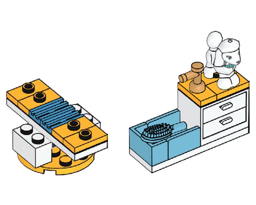 LEGO Set 5622051 Poodle Puppy at the Dog Groomer (2022 Friends