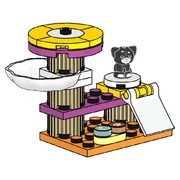 Cat Tree with Kitten