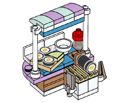 Sushi stand