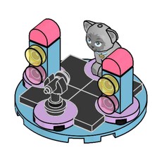 Kitten on Karaoke Stage (set 562404-1)