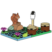 Squirrel and the Campfire
