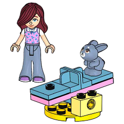 Paisley and Seesaw with Bunny