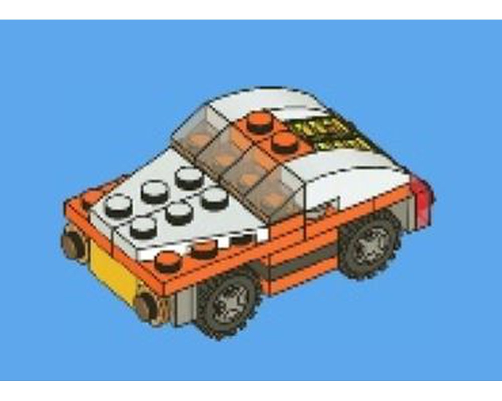 Lego creator 2025 orange car