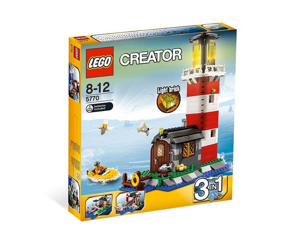 Smøre Klassifikation verden LEGO Set 5770-1 Lighthouse Island (2011 Creator > Creator 3-in-1) |  Rebrickable - Build with LEGO