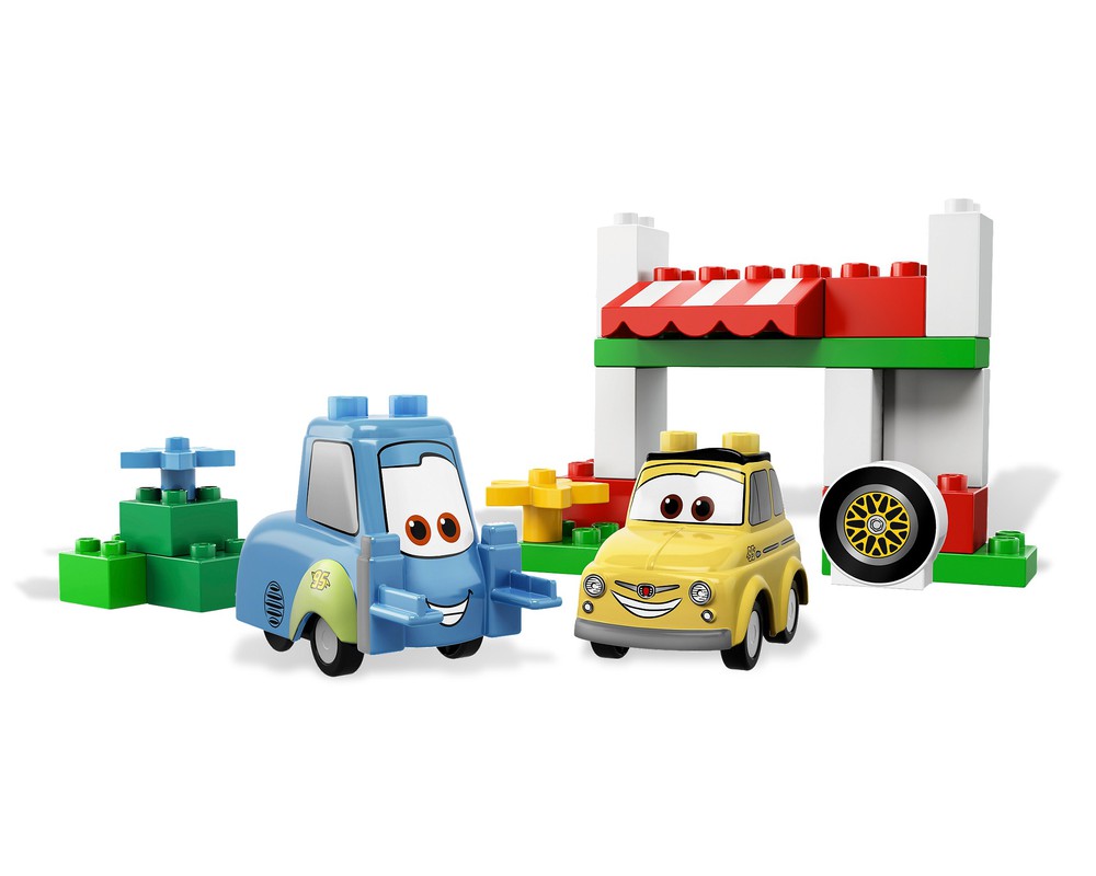LEGO Set 5818-1 Luigi's Italian (2011 Duplo > Cars) | Rebrickable - with LEGO