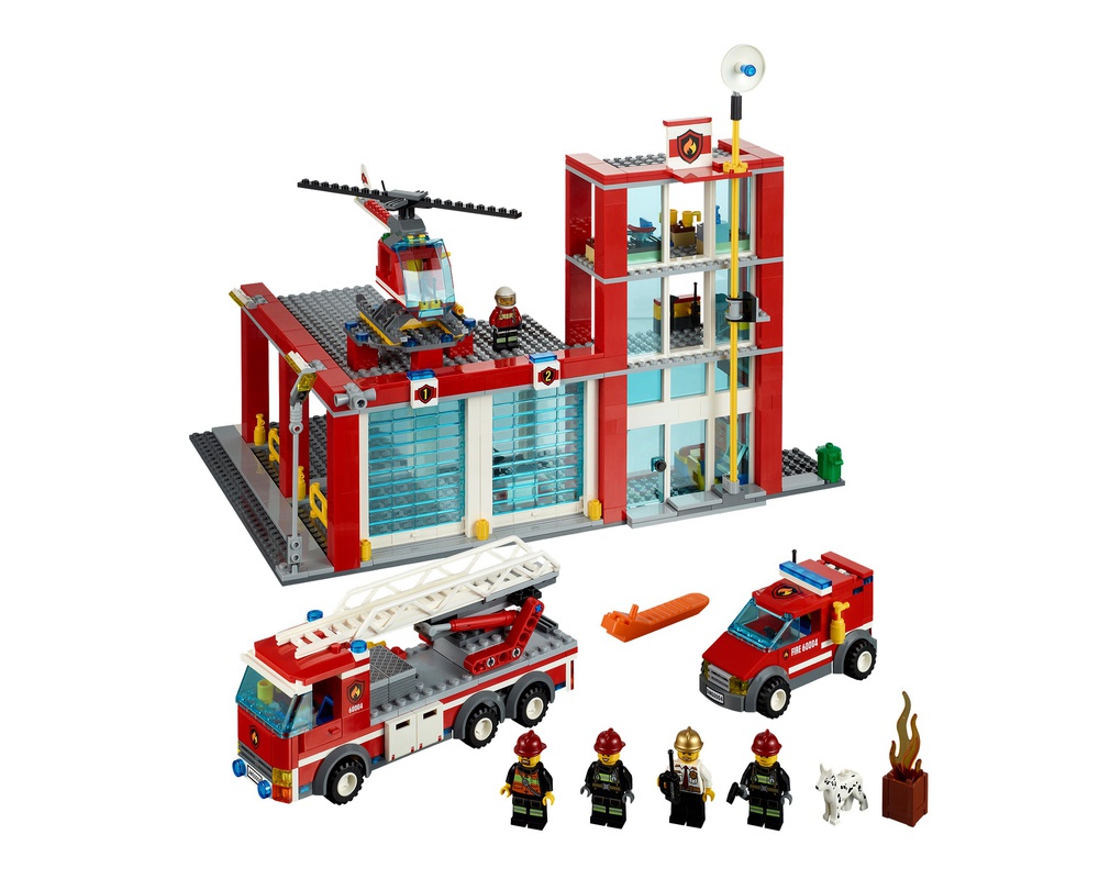 LEGO Set 60004-1 Fire Station (2013 City > Fire) | Build with LEGO