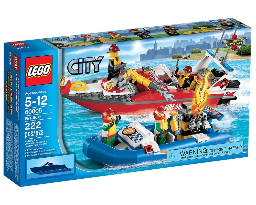 Set 60005-1 Fire Boat (2013 City > Fire) | - Build with LEGO
