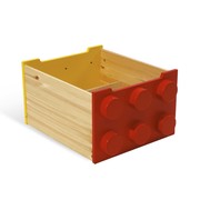 Rolling Storage Box (Red and Yellow)