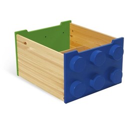Rolling Storage Box (Blue and Green)