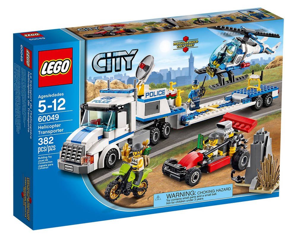 LEGO Set 60049-1 Helicopter Transporter (2014 Town > City > Police ...