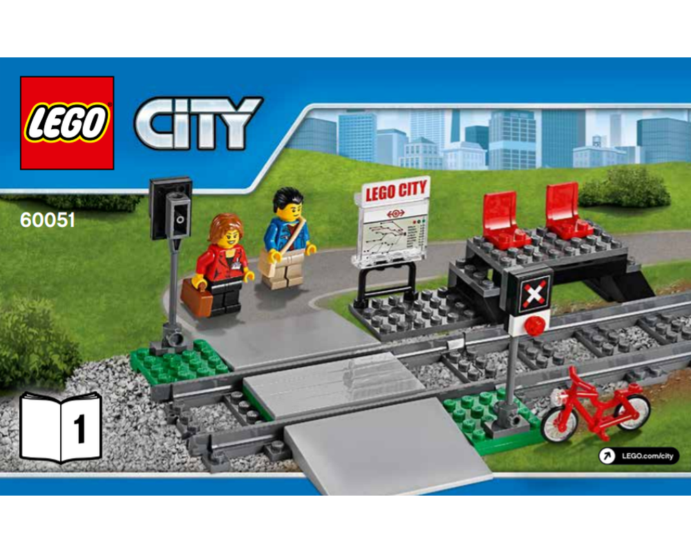 LEGO Set 60051-1-s2 Level Crossing and Platform (2014 City > Trains ...