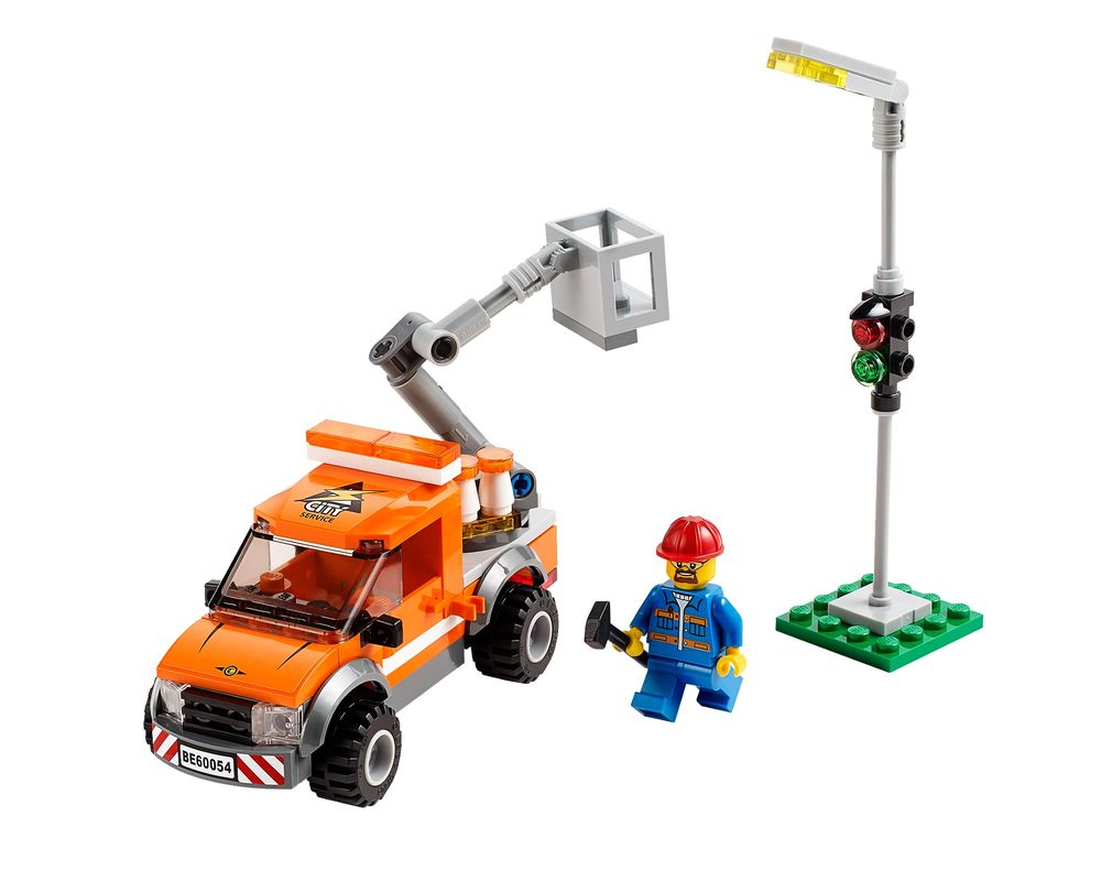 LEGO Set 60054-1 Light Repair Truck (2014 City) | Rebrickable - Build ...