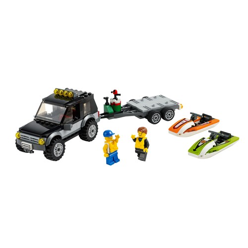 SUV with Watercraft