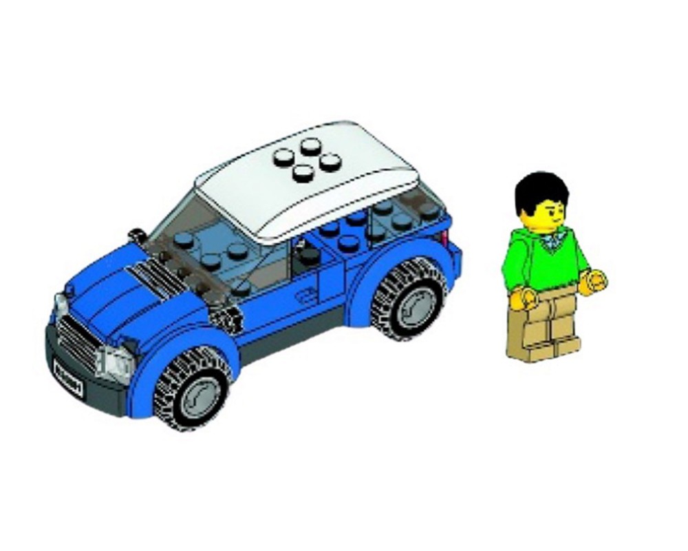 harry potter blue car lego