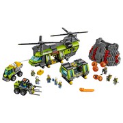 LEGO Set 60125 1 Volcano Heavy Lift Helicopter 2016 City Rebrickable Build with LEGO