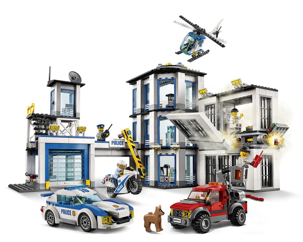 LEGO Set Station (2017 City > Police) Rebrickable Build with LEGO