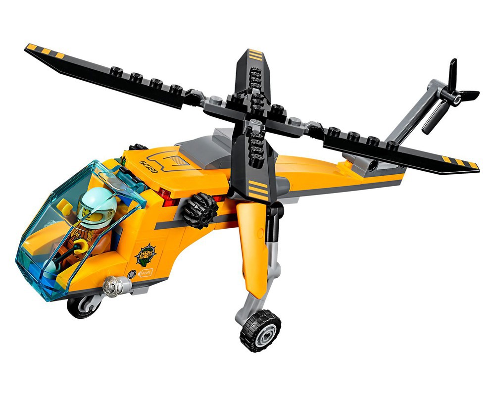 LEGO Set 60158-1-s1 Cargo Helicopter (2017 City > Jungle) | Rebrickable ...