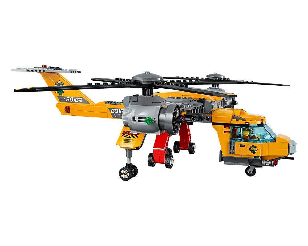 salvie Jonglere Have en picnic LEGO Set 60162-1-s1 Jungle Helicopter (2017 City > Jungle) | Rebrickable -  Build with LEGO