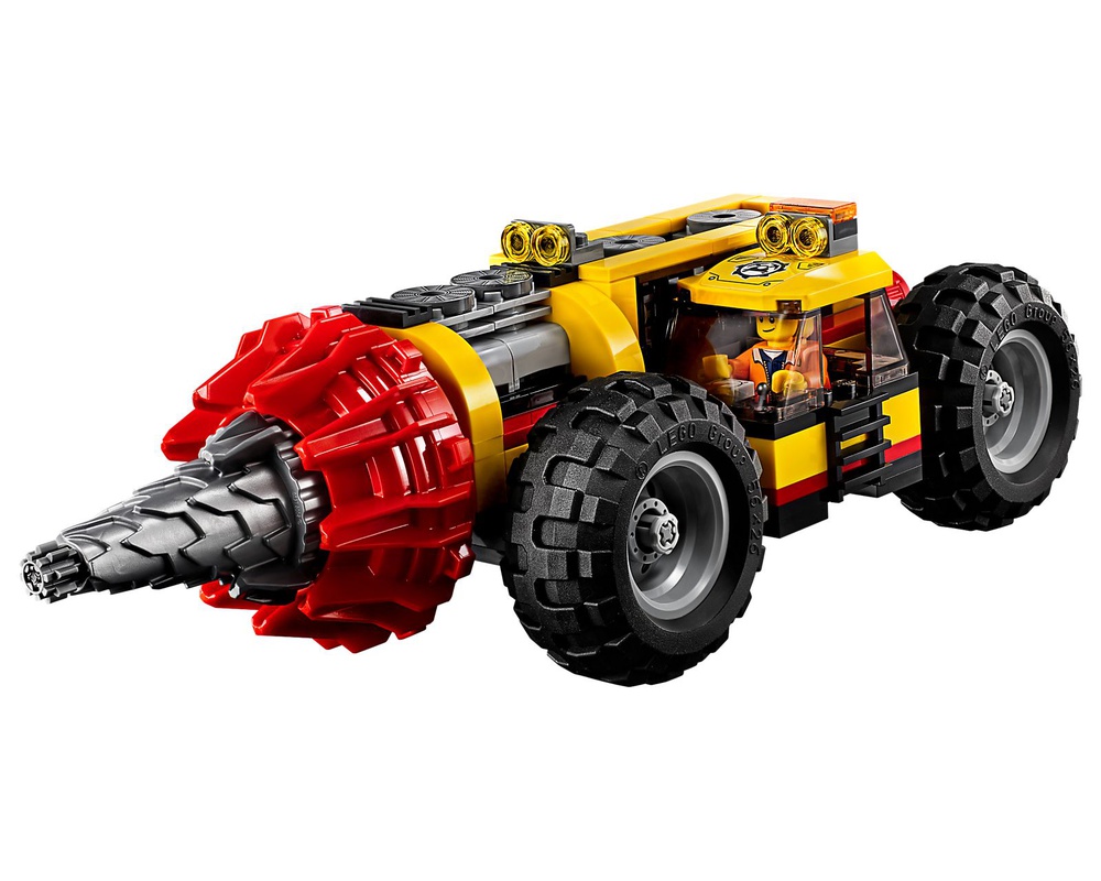 LEGO 60186-1 Mining Heavy Driller (2018 Construction) | Rebrickable - Build LEGO
