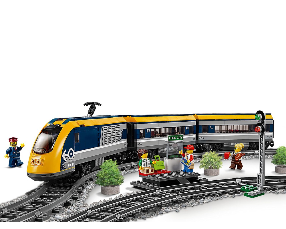 LEGO MOC 60197 Passenger Train with Double Deck Car by Marinho
