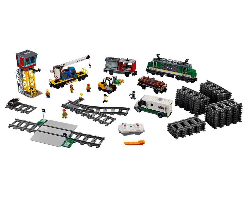 LEGO 60198 CITY ○ Cargo Train [Speed Build Review] 