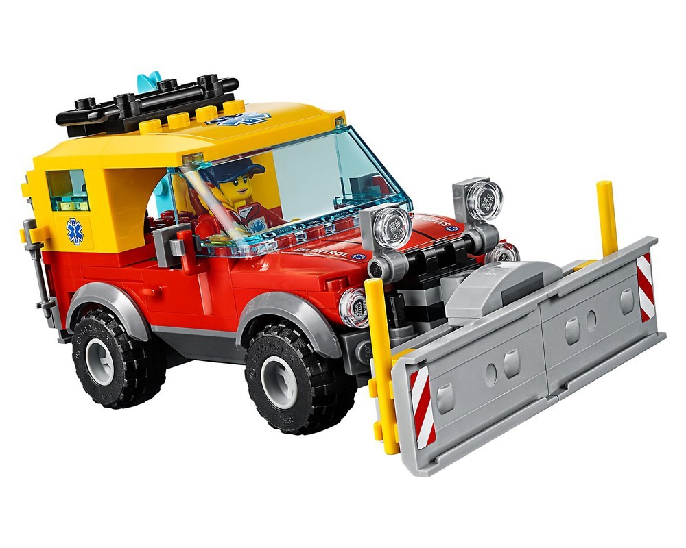 LEGO Set 60203-1-s3 Rescue 4x4 Truck with Snowplow (2019 City ...