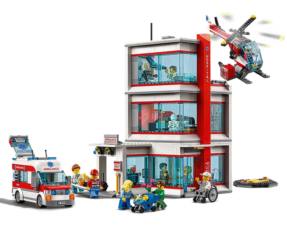 Teasing magnet Vælg LEGO Set 60204-1 City Hospital (2018 City > Hospital) | Rebrickable - Build  with LEGO
